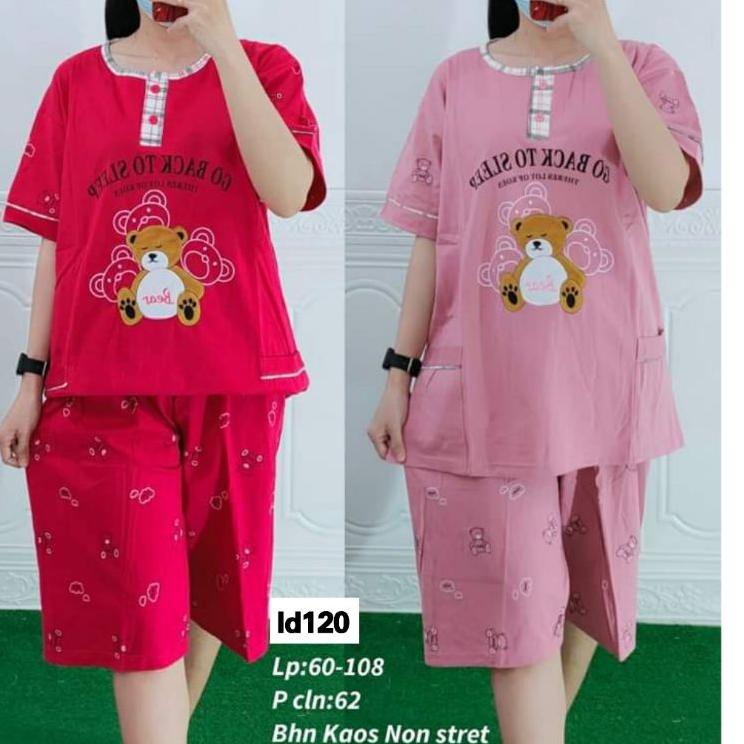 Booming SG - Piyama Patricia Tessa import 6warna / Set Baju tidur Babydoll premium