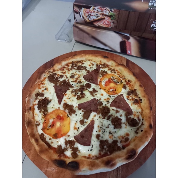 

pizza beef