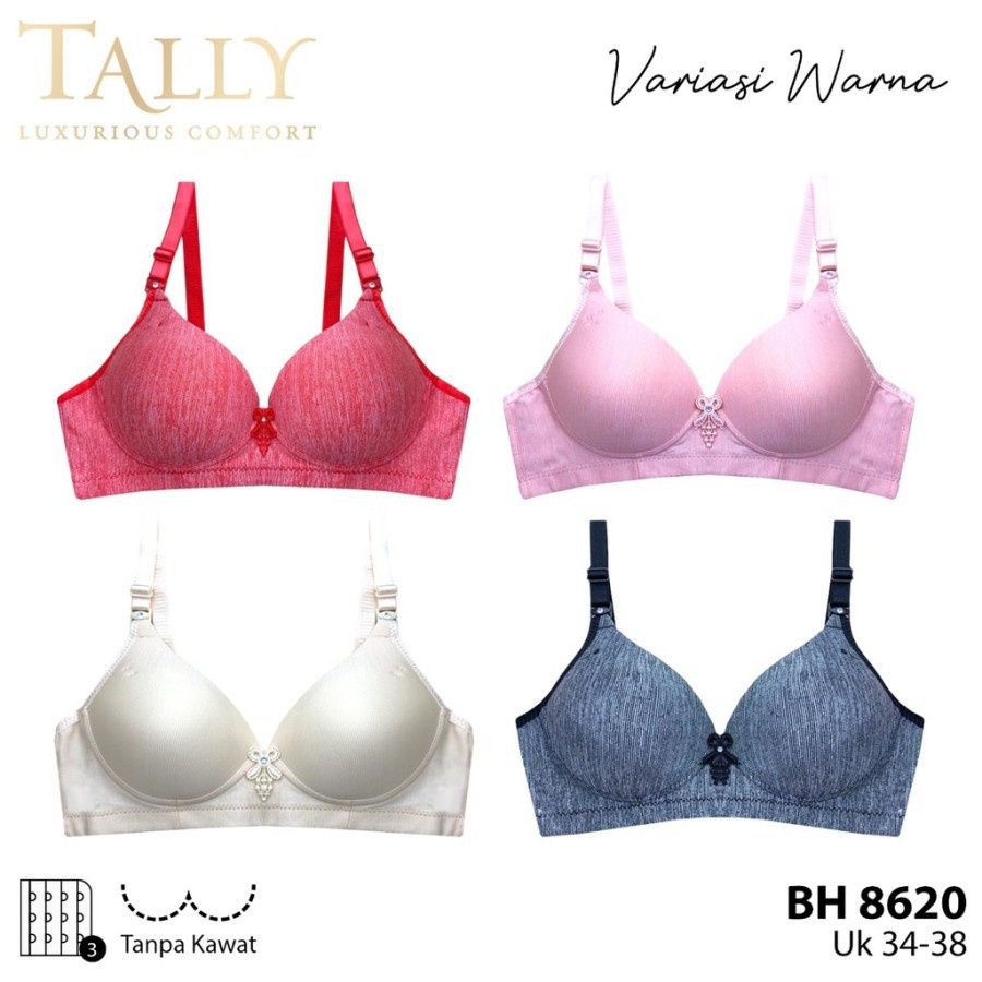 JH Bra Tally Busa Tipis Tidak Berkawat (Tally 2816, 8620 ,058, 8145, 3289) Termurah