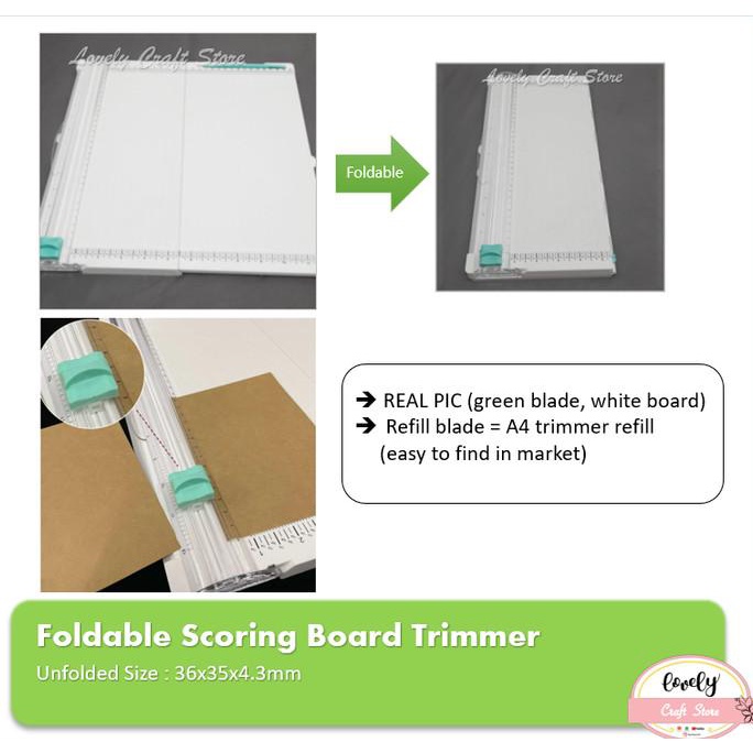 

Score/Scoring Board Pemberi Lipatan scrapbooking 20cm #OCT023