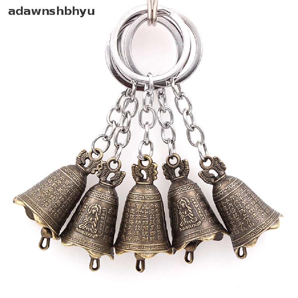Adawnshbhyu Lonceng Antik Patung Mini Cina Pray Guanyin Budha Bell Shui Feng Bell ID