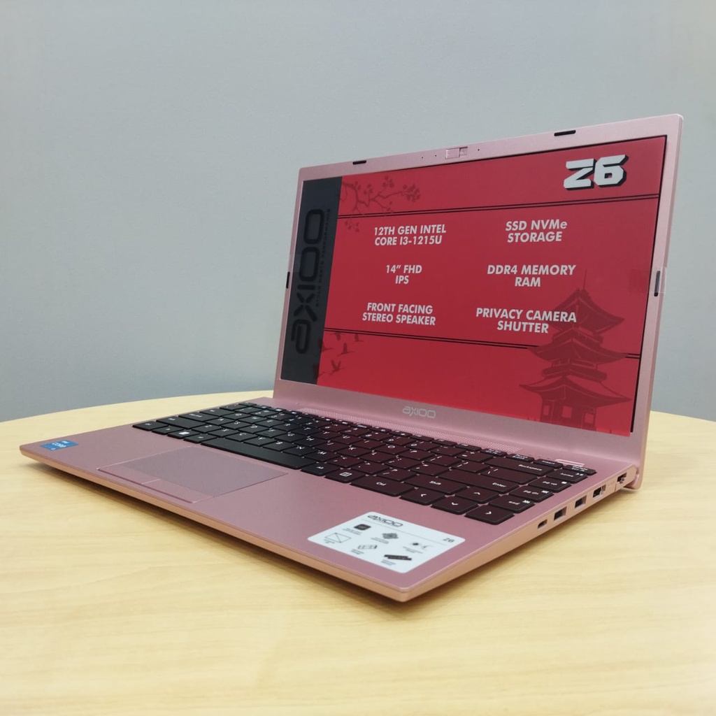 Laptop Axioo Z6 Intel Core i3 1215U 8GB 256GB SSD FHD IPS WIN11 + OFFICE LIBRE Terlaris