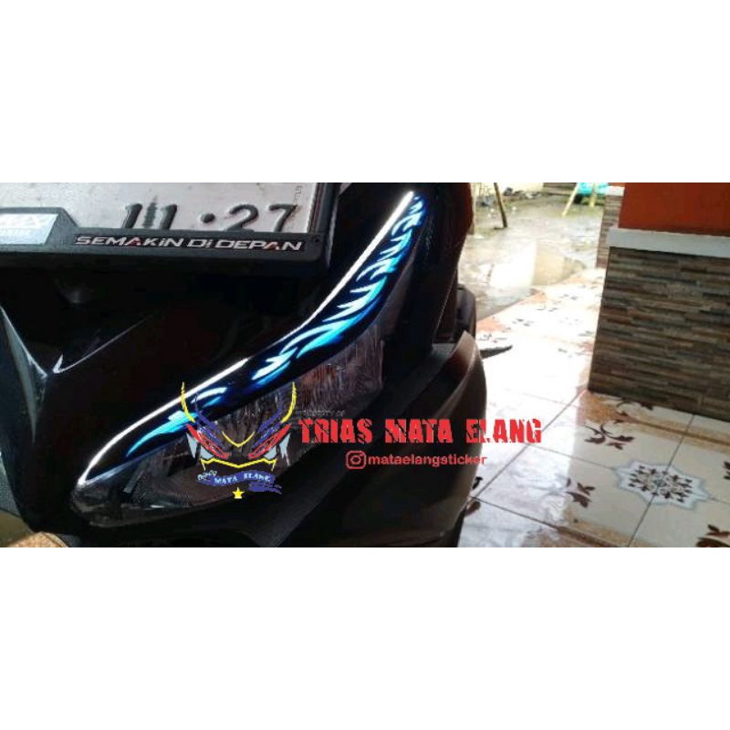 stiker alis motif New aerox 2022