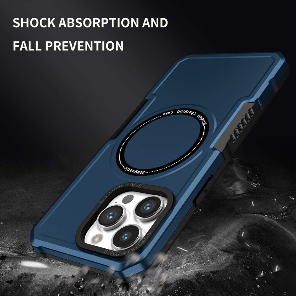 3in1 Casing Handphone Armor 3in1 Untuk Iphone14Plus11 12 Pro Max 13 14 Pro Max Shockproof Case Magnetic Cover Super Casing Anti Jatuh iPhone