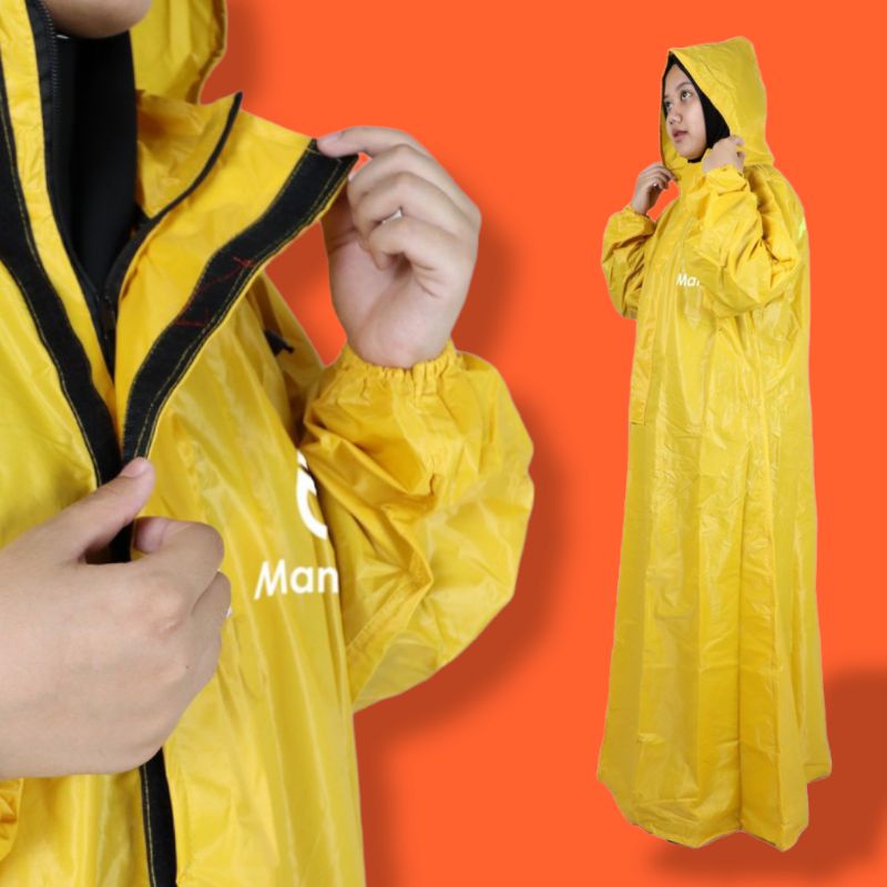 Jas hujan gamis Jumbo, Raincoat Big size syari wanita muslimah