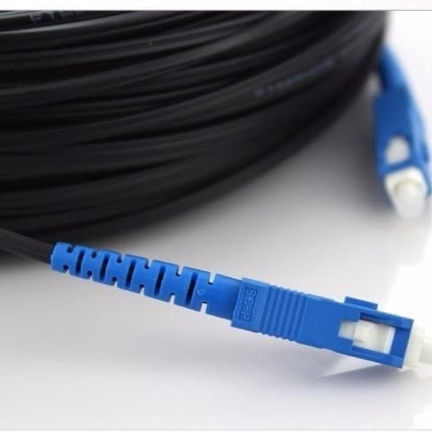 Drop cable fiber optic SC/UPC to SC/UPC single mod simplex outdoor 50m