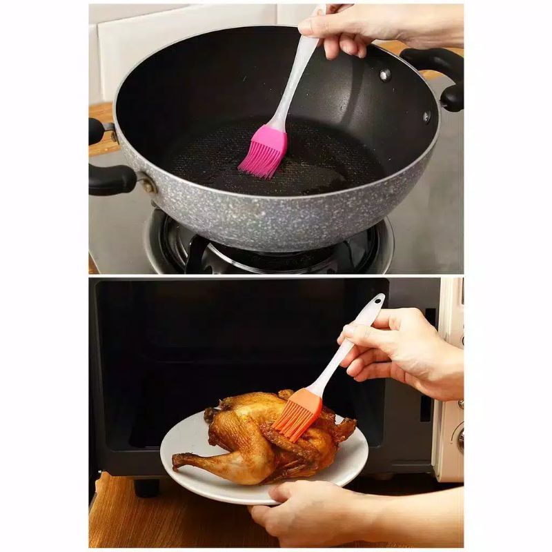 Kuas silikon mini / kuas kue roti mentega silikon food grade/ kuas kue bbq roti mentega minyak silicone brush