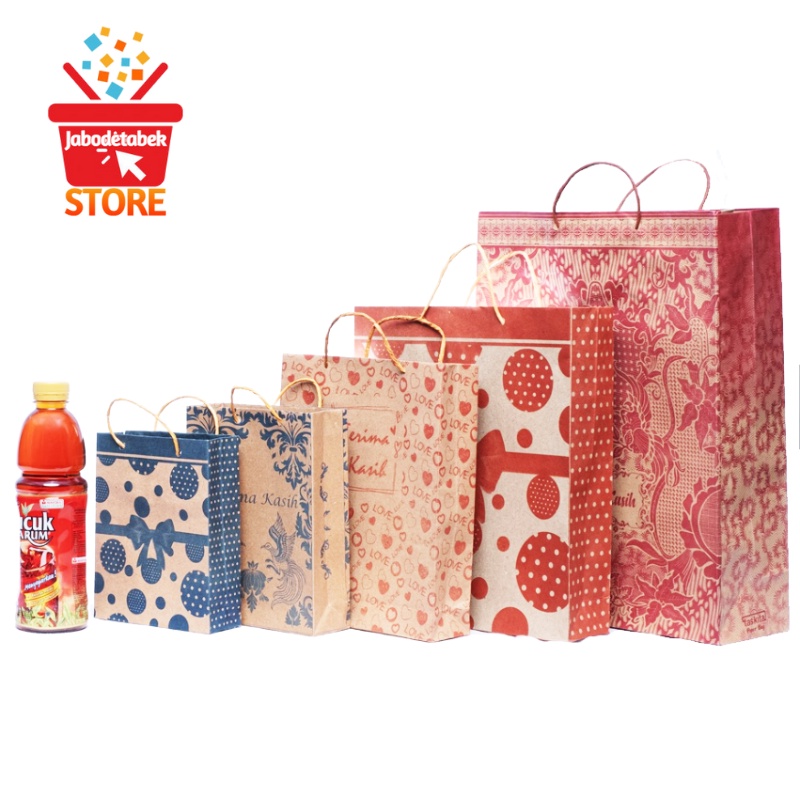 

Paper Bag Motif Batik / Tas Kertas Souvenir Belanja Pernikahan & ATK