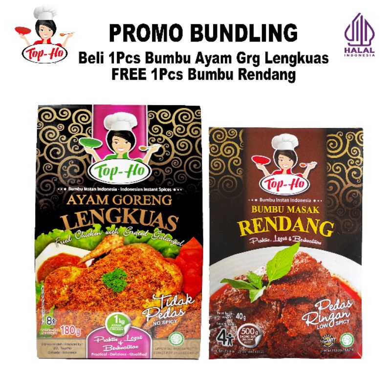 

Promo Bundling 4 (Beli 1Pcs Bumbu Premium Ayam Goreng Lengkuas FREE 1Pcs Bumbu Praktis Rendang 40g)