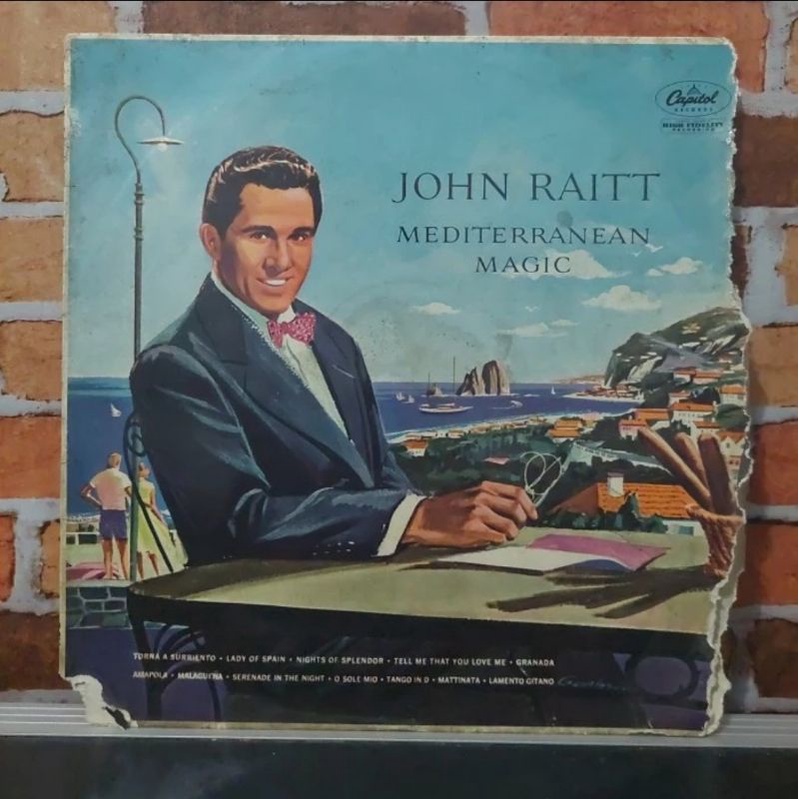Vinyl Piringan Hitam 12&quot; John Raitt Mediterranean Magic