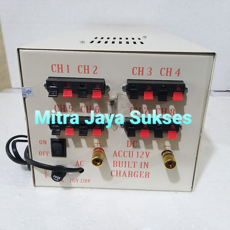 Bonus 3 Suara Natural Ampli Swiftron MICRO DUAL PLUS 3 Player 8 Channel dgn Timer dan Kipas Amplifier Walet