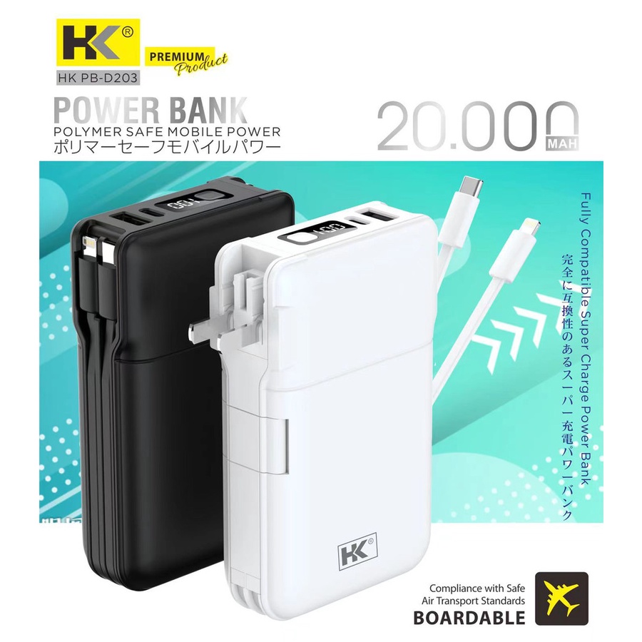 POWERBANK HK D203 20000 MAH