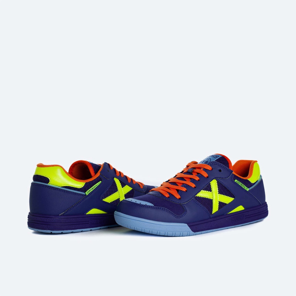 SEPATU FUTSAL X MUNICH CONTINENTAL V2 38 - NAVY  (100% ORIGINAL)