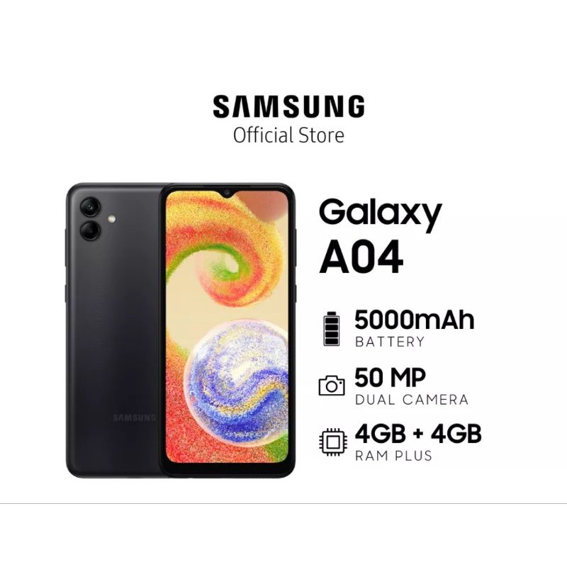 Samsung Galaxy A04 4/64gb Grs Resmi Samsung Indonesia SEIN