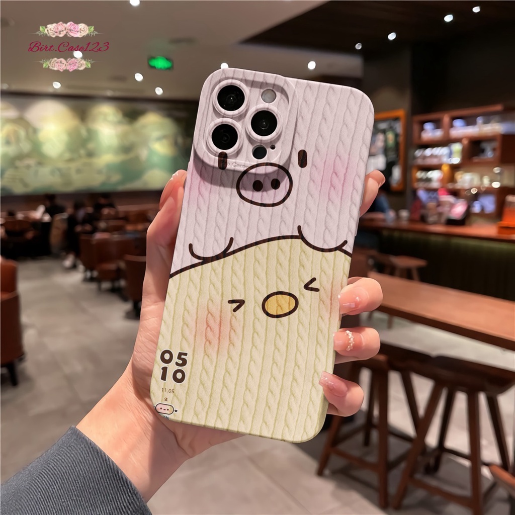 CUSTOM CASE SOFTCASE SILIKON PROCAMERA PIG CUSTOM VIVO Y12 Y16 Y12S Y20 Y21S Y91 Y91C V25 V25E Y22 Y35 BC6964