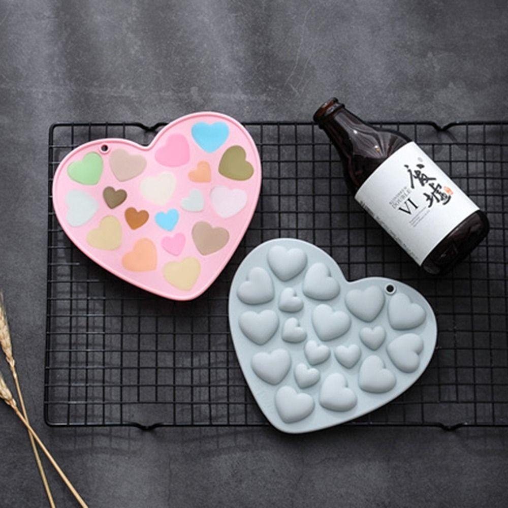 Solighter Valentine Day Handmade Soap Mould Baking Pan Cetakan Silikon