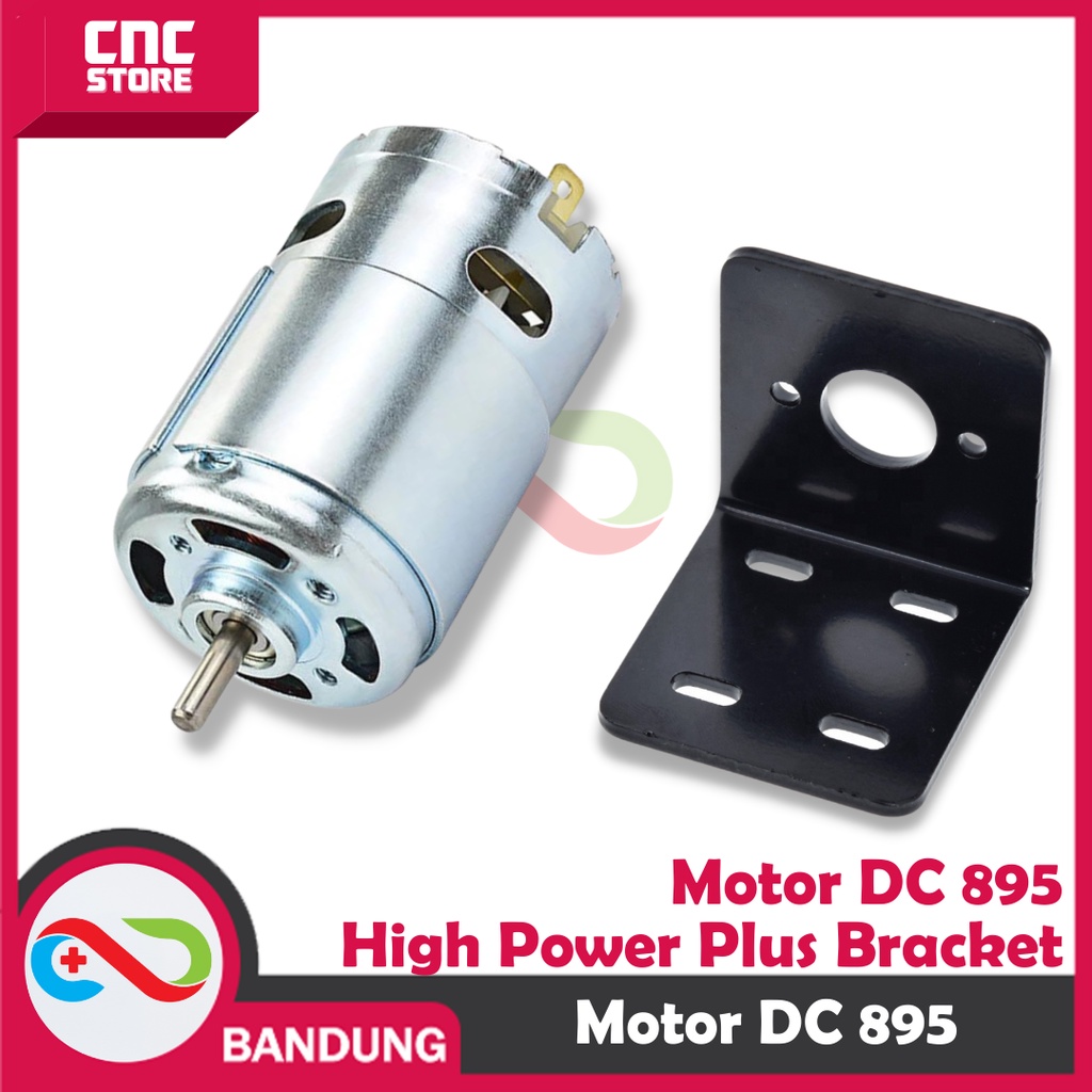 MOTOR DC 895 HIGH POWER 12-24V HIGH TORSI 6000-12000RPM PLUS BRACKET