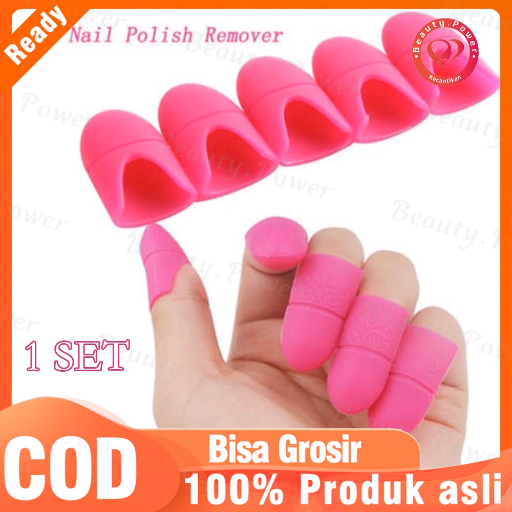 1 Set Soak off clip kutek gel rubber silicone / alat jepit karet soak off gel polish