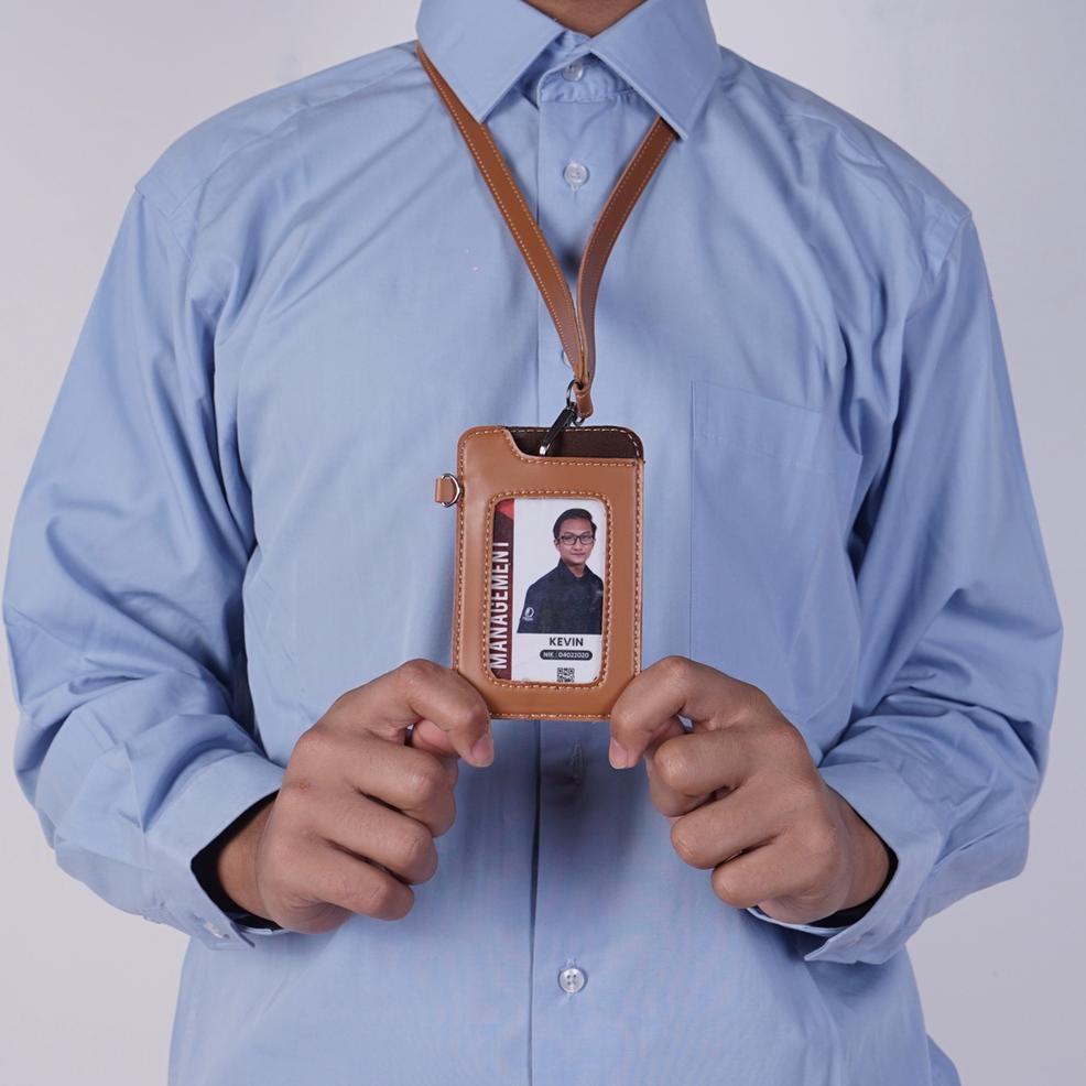 

[K-X1X][»] NAME Tag ID Card Case & Holder Terbuat Dari Kulit Sapi Asli Kulit Lanyard Termurah Berkualitas Tali Gantung papan nama tempat kartu ATM tempat gantungan foto pengenal tanda pengenal pegawai karyawan pekerja kantor perlengkapan kantor Q leather
