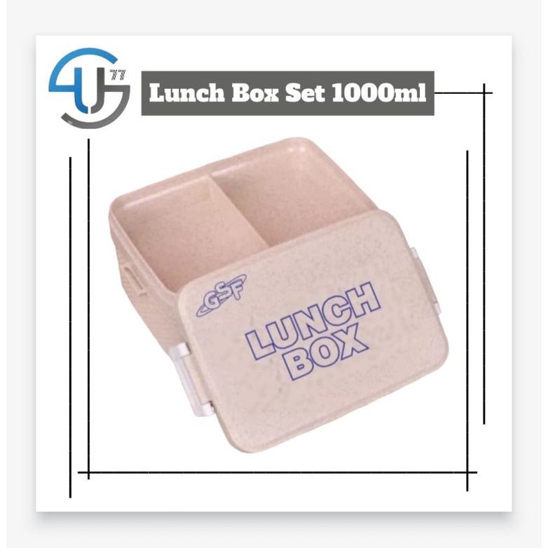 US091 Lunch Box Set Kotak Makan Anak BPA By Toko Haji Usman