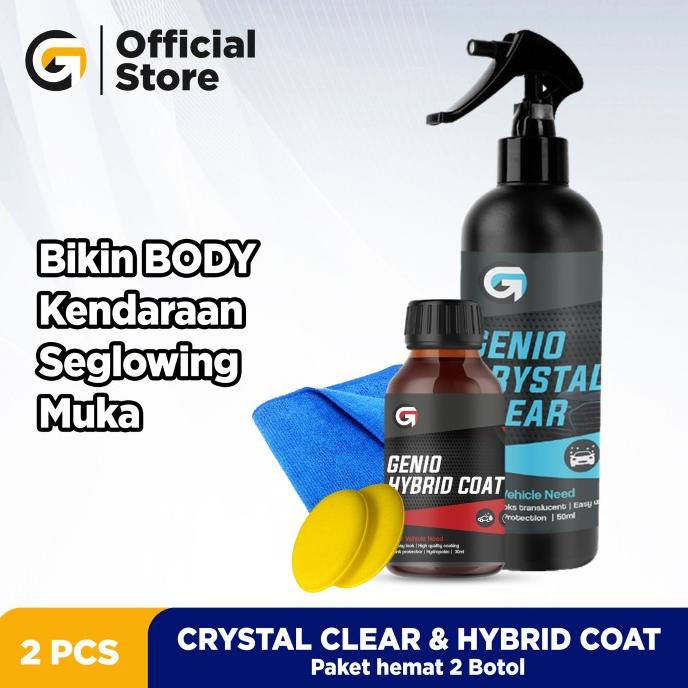 Paket Single Genio Crystal Clear & Genio Hybrid Coat