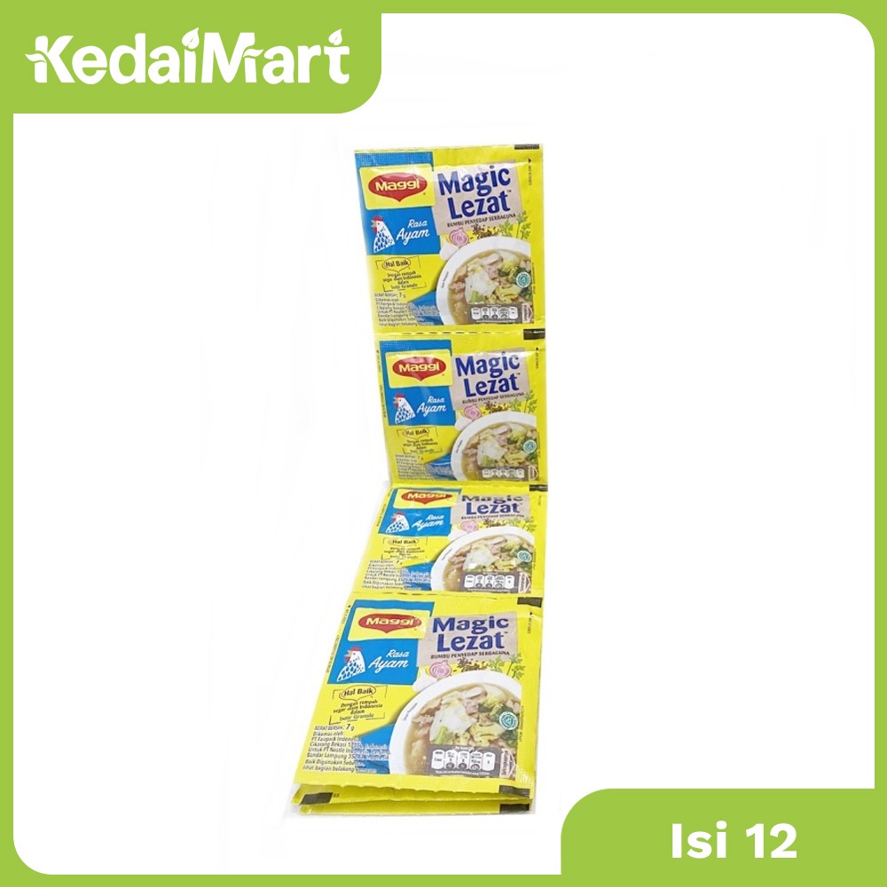 

Maggi Magic Lezat Ayam Renceng Isi 12 x 7 Gram
