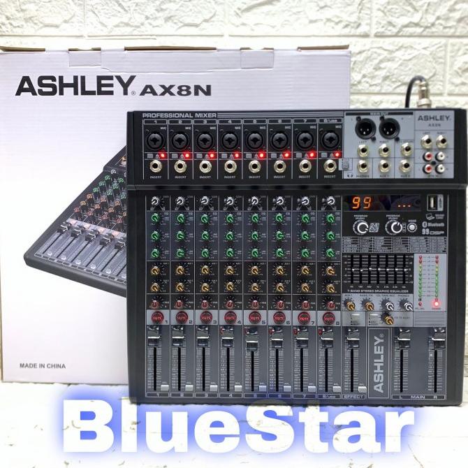 MIXER ASHLEY AX8N Bluetooth Original 8 Channel