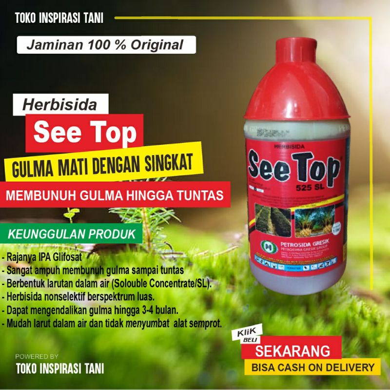 Herbisida See Top 1 Liter, sistemik, glifosat