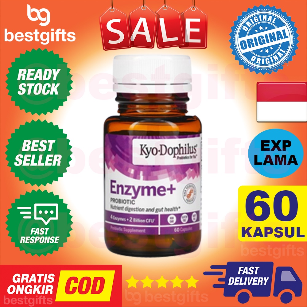 KYO-DOPHILUS KYO DOPHILUS KYOLIC ENZYME PROBIOTIC PENCERNAAN GAS KEMBUNG KEKEBALAN TUBUH 60 KAPSUL