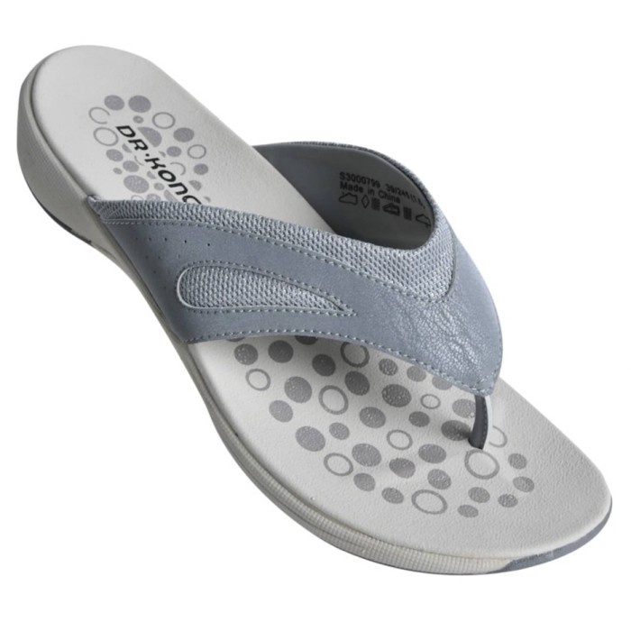 Sandal Kesehatan Wanita Dr Kong Grey 3000799 - W .Letha