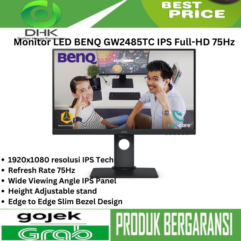 Monitor LED BENQ GW2485TC IPS Full-HD 75Hz