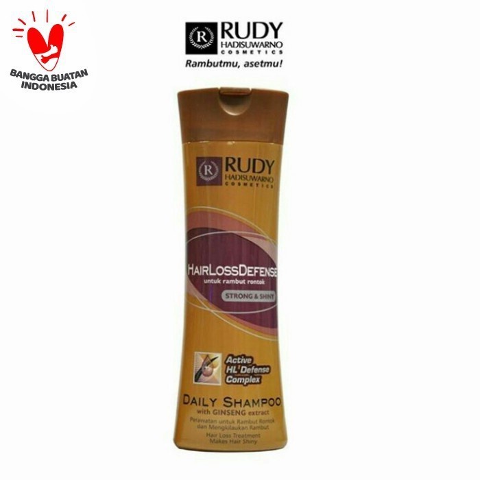 RUDY HADISUWARNO SHAMPO GINSENG HAIRLOSS DEFENSE STRONG &amp; SHINY 100ML (RAMBUT RONTOK)