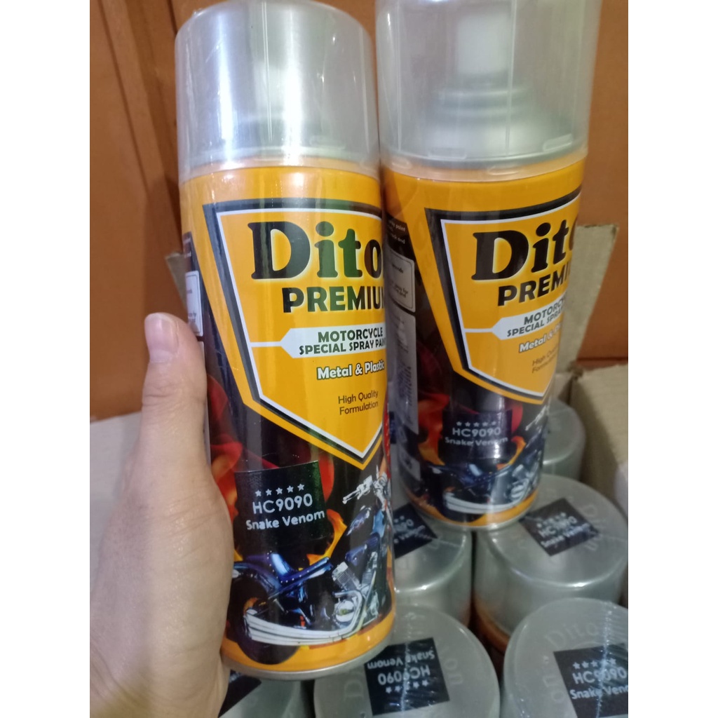 Pilok Pilox Cat Semprot Warna Harley DITON PREMIUM HARLEY - HC9090 SNAKE VENOM HC 9090***** (400cc/400ml)