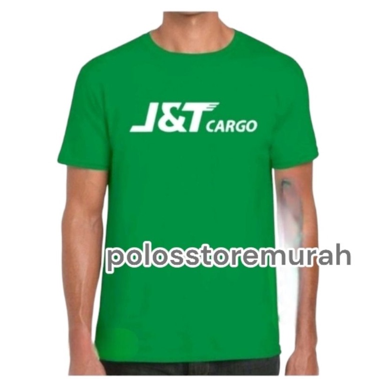 Kaos Tshirt Baju Obral Murah Combed 30S Distro J&T JNT CARGO KARGO J N T & polos