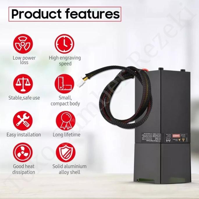 80W Laser Module Head CNC Modul Engraver Cutting Metal MDF Akrilik 80 selalu promo