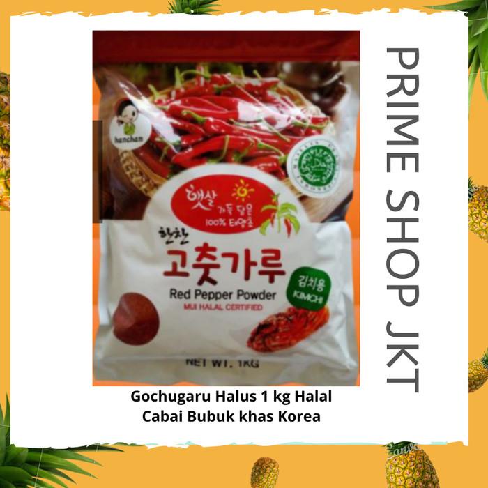 

Hanchan Red Pepper Powder Halal 1 Kg Gochugaru Cabai Cabe Halus Korea Best Seller