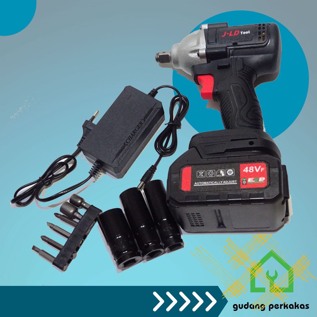 jld tool impact drill alat buka baut