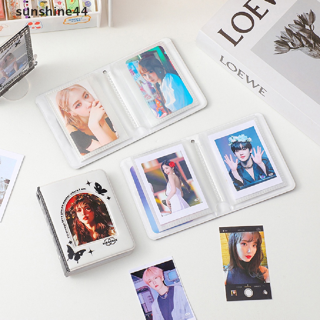 Sunshine Album Foto Polaroid 3 &quot;Gaya Retro Warna Hitam