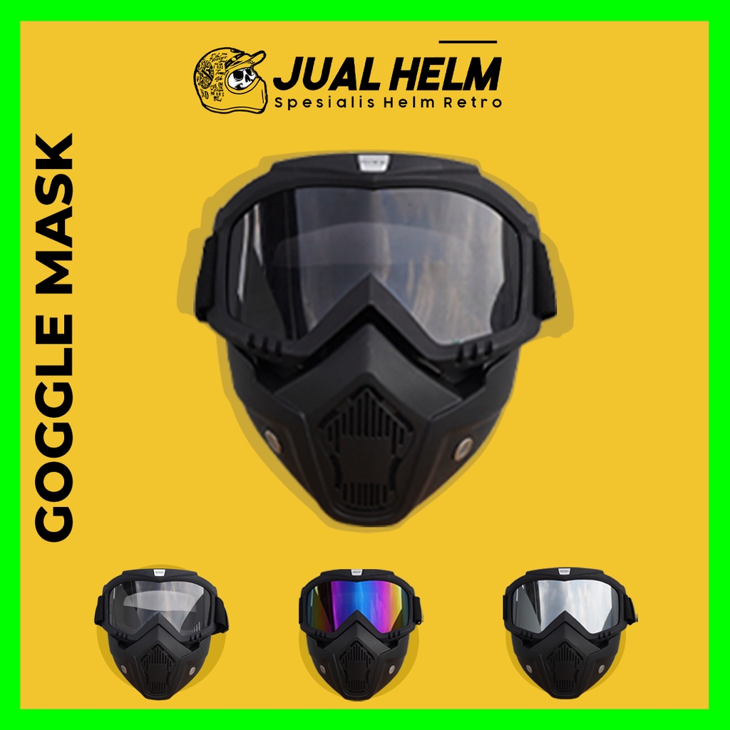 Goggle Mask/Goggle Masker/Kacamata Goggle Mask Glossy