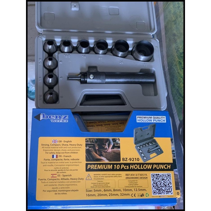 

Promo Hollow Punch Set / Betel Plong Set/ Pembolong Plat Set