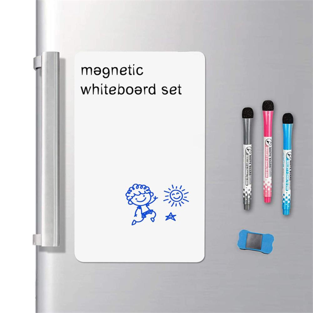 Timekey A4 /A3 Magnetic Dry Erase Board Penanda Kulkas Papan Tulis Lembaran, Dapur Rumah Dihapus Stiker Magnet Kulkas Fleksibel A7Z9