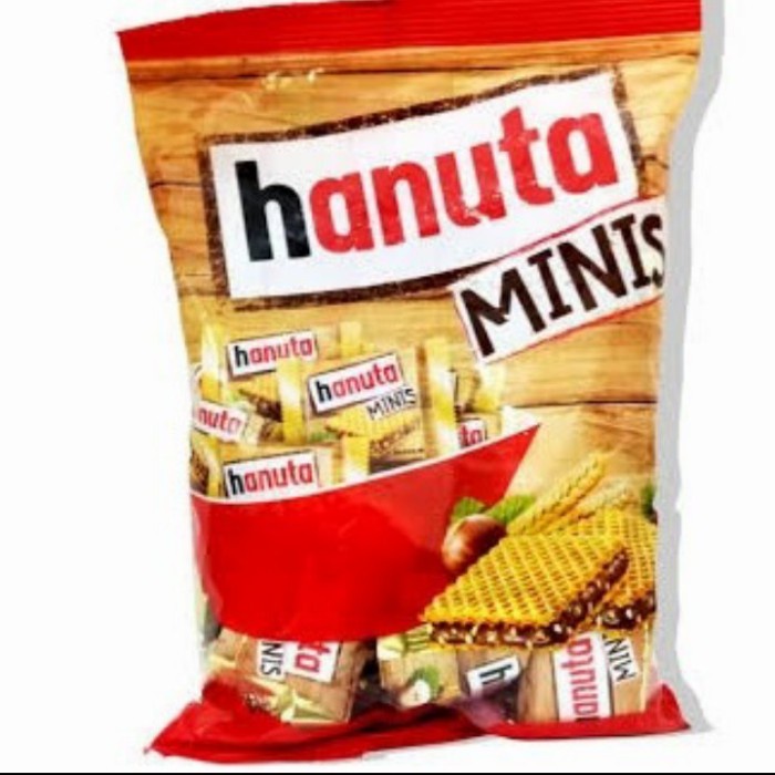 

TERLARIS Ferrero Hanuta Wafer Minis 200gr - Hanuta Mini Snack Premium Germany