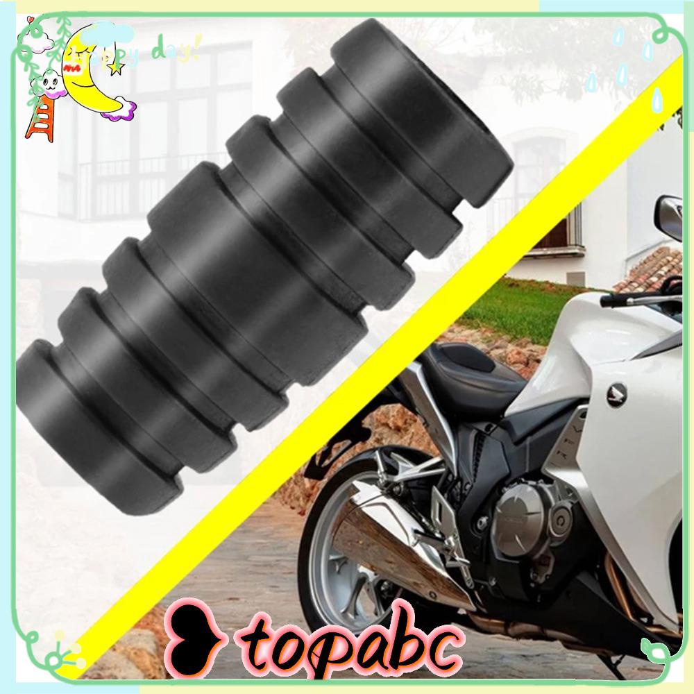 Alas Kaki Atas Karet Penutup Tahan Lama Pasak Istirahat Non-Slip Footpeg Belakang