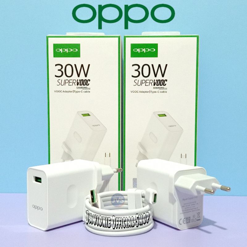 Charger Cas Casan OPPO Reno 1 2 2F 3 4 4F 5F PRO 30W 65W Original SUPER VOOC FLASH CHARGE TYPE C