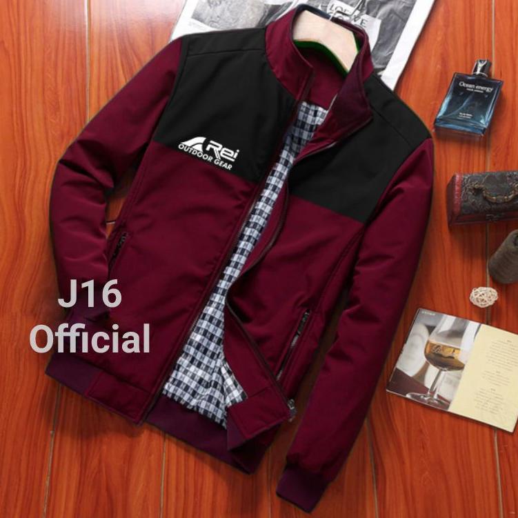 OUTDOOR REI | Jaket Harrington Baby Canvas Pria OUTDOOR INDOOR Premium Original Kombinasi (KODE X202