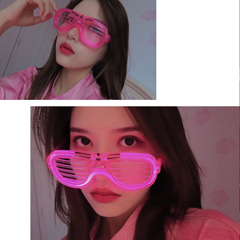 Kacamata Led Nyala Malam Colorfull Eyeglass Beauty Fashion