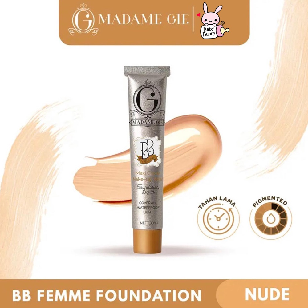 ❤ BELIA ❤ Madame Gie BB Femme Foundation Liquid - MakeUp | BB Cream | BB Liquid Foundation | BPOM