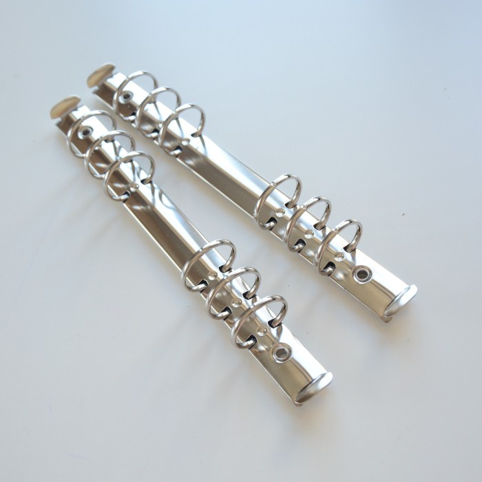 

RING MEKANIK BINDER A5 RING 6 LUBANG A5R6 22CM ORGANIZER NICKEL