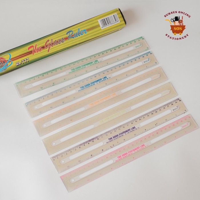 

PRO Penggaris BIOLA 30 cm RL-777 / Penggaris Plastik / Ruler (12 pcs)