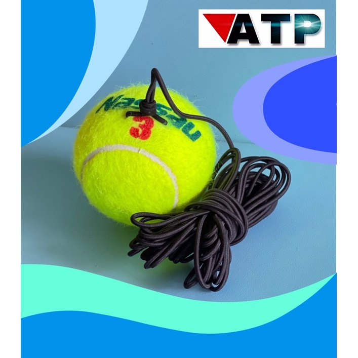 Bola Tenis Lapangan Bertali Elastis Untuk Latihan Tenis